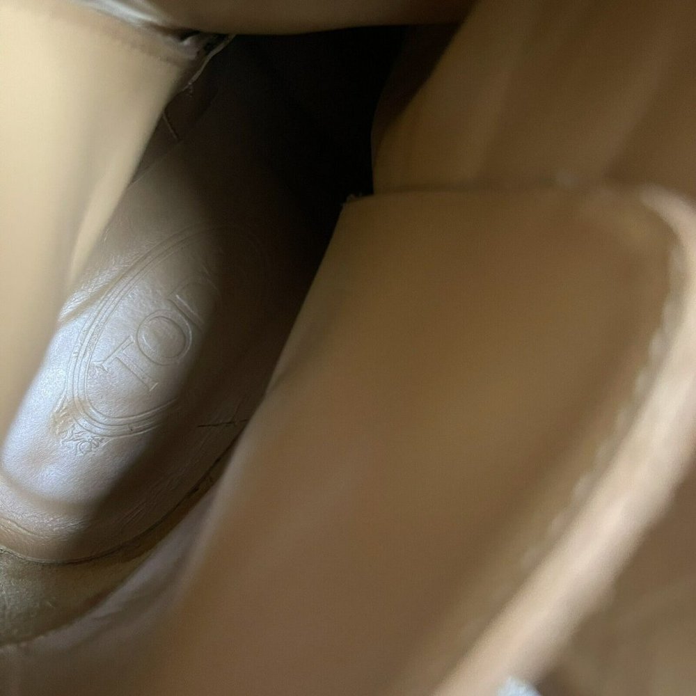 Tod's Suede Boot Bootie Buckle Womens Size 8 N Camel EUC - Picture 7 of 14